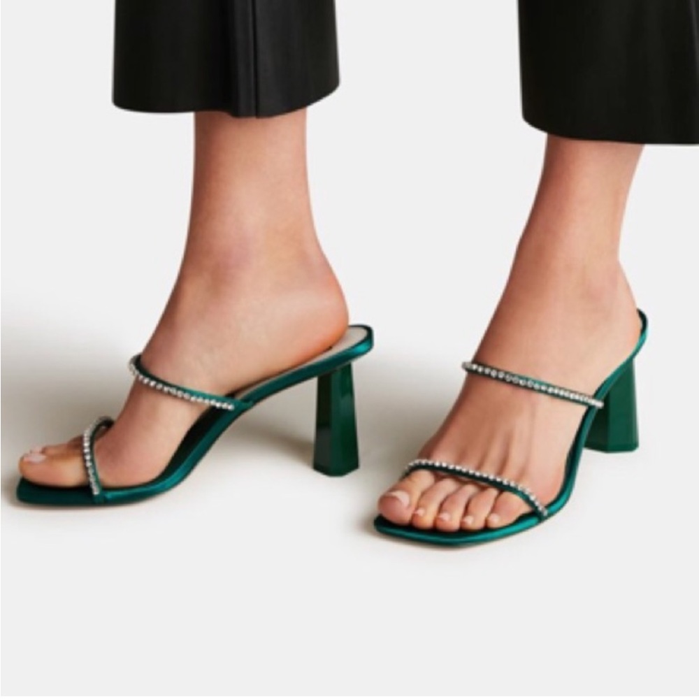 Dolce vita Naylin Rhinestone High Heel Sandals
